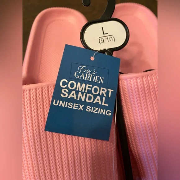Erin's Garden Pink Comfort Sandals NWT - Picture 2 of 5